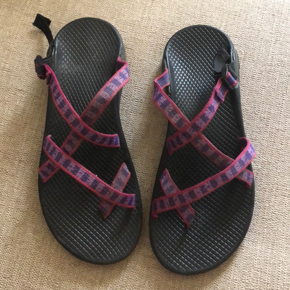 Chaco sandals, size 8, purple